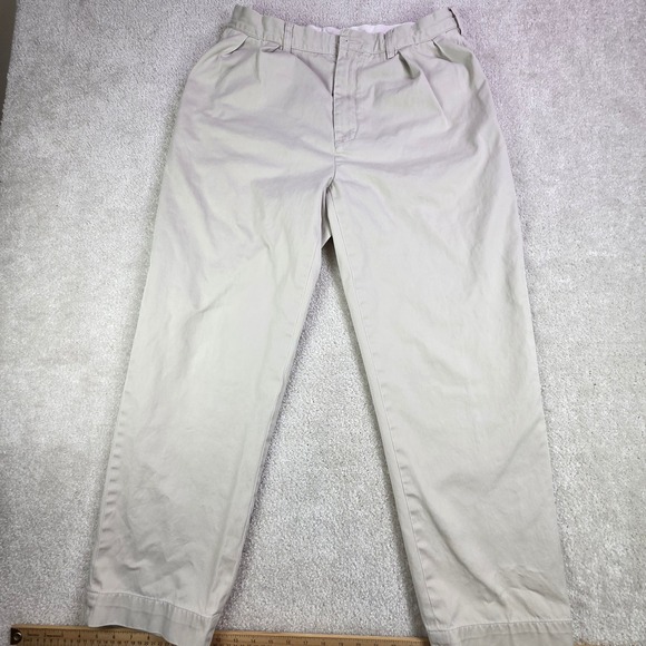 Polo by Ralph Lauren Other - Vtg Polo by Ralph Lauren Andrew Pants Men's 34x20 Y2K Baggy Pleated‎ Beige